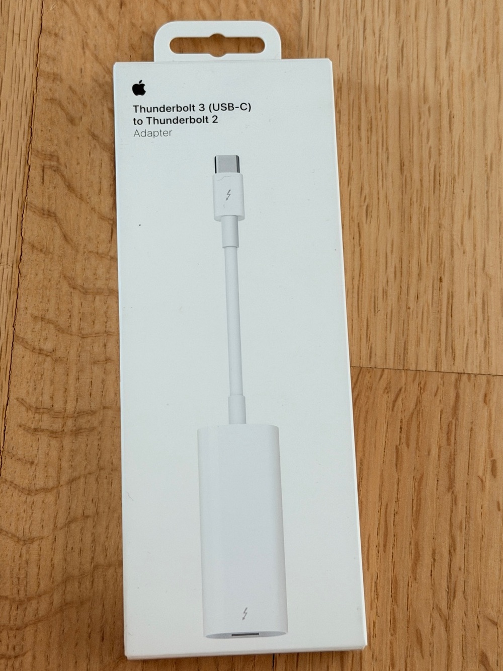 Apple Thunderbolt 3 (USB-C) to Thunderbolt 2 Adapter - White